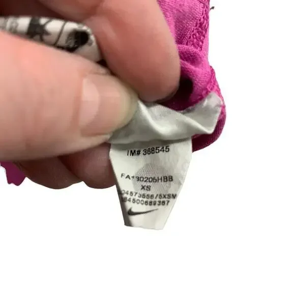 Nike Dri-Fit Womens Running T Shirt Pink Short Sleeve Size XS​​ - Picture 7 of 9